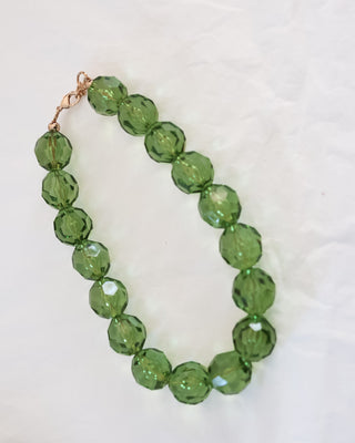 Collana in resina effetto cristallo
