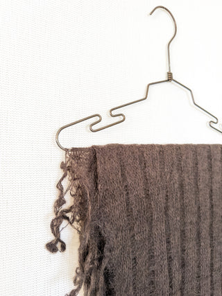 Stola quadrata in kid mohair