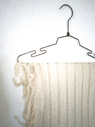 Stola quadrata in kid mohair