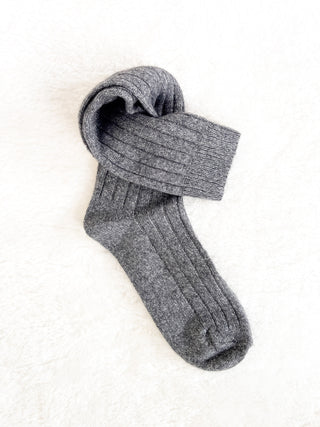 Calza lunga in lana e cachemire