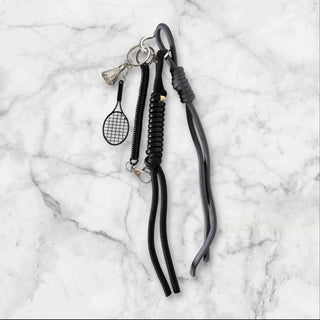 Portachiavi con charms e cordini