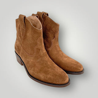 Texano basso velour - La scarpolina scalza